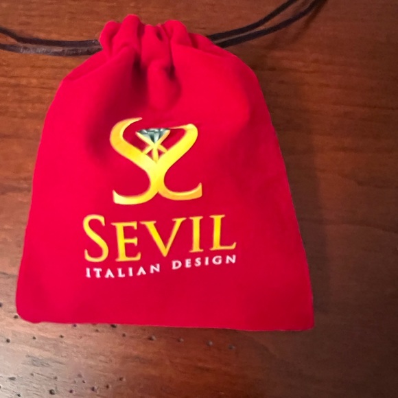 Sevil Italian Design Rose Gold Drop Earrings - Picture 7 of 7